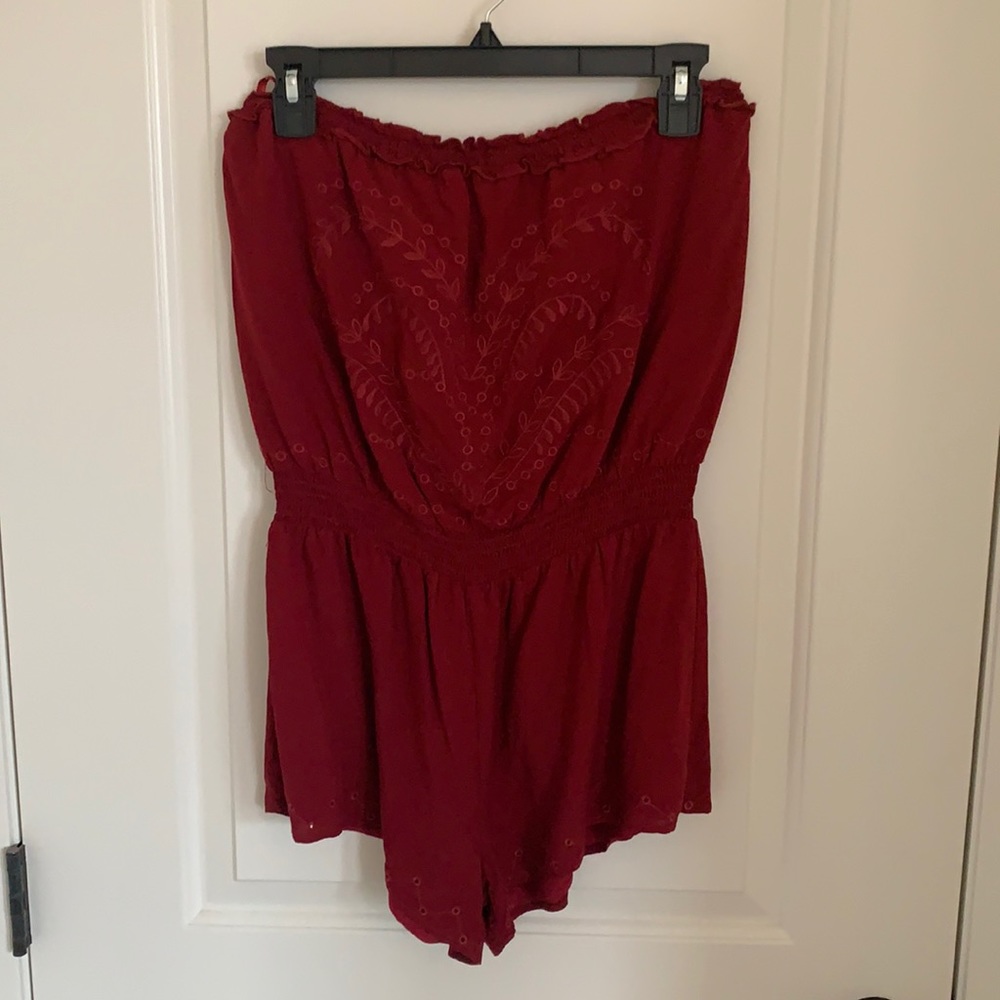 Strapless Romper
